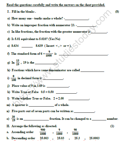 class 5 maths chapter 14 worksheet with answers cbse